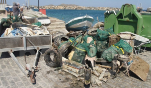 Πάρος: Eγκαίνια του δεύτερου σταθμού θαλάσσιων απορριμμάτων στη Νάουσα