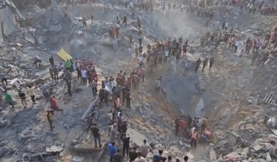 Πόλεμος στο Ισραήλ: Θρήνος στη Γάζα μετά την επιδρομή στη Τζαμπαλίγια - Δεκάδες νεκροί, κρατήρας στο έδαφος, συγκλονιστικά βίντεο