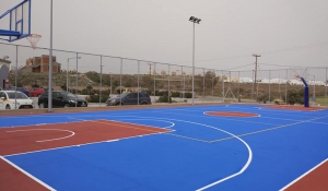Σε χρήση το νέο ανοιχτό γήπεδο καλαθοσφαίρισης (μπάσκετ)