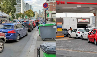 Γαλλία: Ουρές και ξύλο στα πρατήρια καυσίμων -Βάζουν βενζίνη σε σακούλες σκουπιδιών