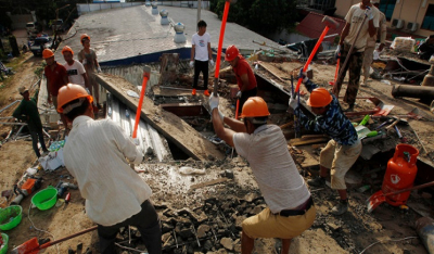 Καμπότζη: 17 νεκροί από κατάρρευση επταώροφου κτιρίου