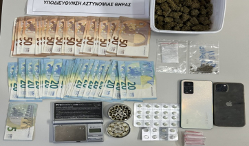 Συνελήφθη 28χρονος αλλοδαπός για διακίνηση ναρκωτικών ουσιών στη Θήρα