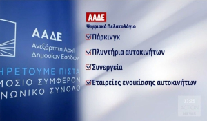 ΑΑΔΕ: Ψηφιακή παρακολούθηση για Ι.Χ. σε πάρκινγκ, πλυντήρια και συνεργεία (βίντεο)