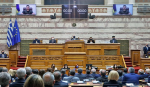 Ζελένσκι στο Ελληνικό Κοινοβούλιο -«Ελευθερία ή θάνατος λέμε κι εμείς»