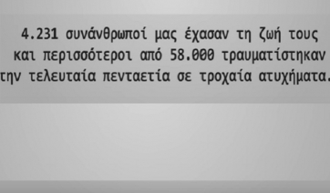 Νέο σποτ της Ελληνικής Αστυνομίας για την οδική ασφάλεια