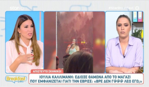 Ιουλία Καλλιμάνη: Η αντίδραση σε χυδαία μαντινάδα που άκουσε από θαμώνα (Βίντεο)