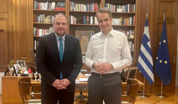 Συνάντηση Φίλιππου Φόρτωμα με τον Πρωθυπουργό Κυριάκο Μητσοτάκη