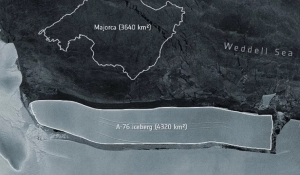 Ανταρκτική: Αποκολλήθηκε το μεγαλύτερο παγόβουνο του κόσμου: Οσο η μισή Κορσική -Τι κατέγραψε ο δορυφόρος Κοπέρνικος