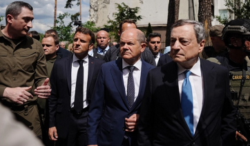 Ουκρανία: Στο Ιρπίν Μακρόν, Ντράγκι και Σολτς - Μαζί τους και ο Ρουμάνος πρόεδρος