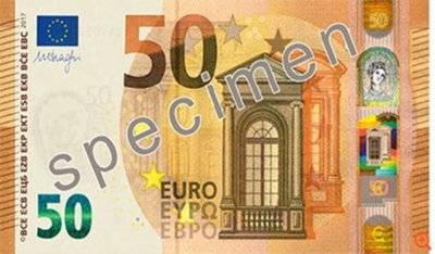 Πρεμιέρα σήμερα για το νέο 50ευρω - Ποια είναι τα χαρακτηριστικά γνησιότητάς του (Βίντεο)