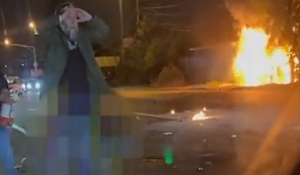 Συγκλονιστικό βίντεο: Ο «θεωρητικός» του Πούτιν σοκαρισμένος μπροστά στην έκρηξη που σκότωσε την κόρη του
