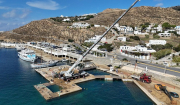Έργα εκσυγχρονισμού της Μαρίνας Τούρλου από το Λιμενικό Ταμείο της Μυκόνου