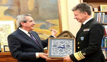 Τον νέο Αρχηγό του Λιμενικού Σώματος, Αντιναύαρχο Θεόδωρο Κλιάρη, υποδέχθηκε ο Περιφερειάρχης Γιώργος Χατζημάρκος
