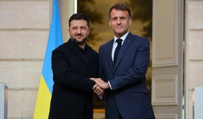 Συνάντηση Ζελένσκι - Μακρόν αύριο στο Παρίσι