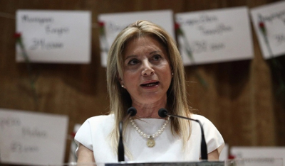 Μαρία Καρυστιανού: «Κανείς δεν θα ακουμπήσει τον τάφο των παιδιών για να καταστρέψει στοιχεία» (βίντεο)
