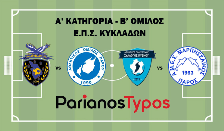 Α' Ε.Π.Σ.Κ: Επιστροφή στη δράση με εκτός έδρας αποστολές για Α.Ο. Πάρου και Μαρπησσαϊκό