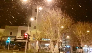 Καραντίνα με έντονη χιονόπτωση στην Κοζάνη
