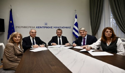 Υπογράφηκε, από τον Γιάννη Βρούτση στην Περιφέρεια Κεντρικής Μακεδονίας, η Προγραμματική Σύμβαση της ολοκλήρωσης ενός ακόμα σημαντικού Έργου αναγέννησης αθλητικής εγκατάστασης στη Βόρεια Ελλάδα
