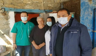 Με την κινητοποίηση του Δήμου Αμοργού εμβολιάστηκε η κυρά Ρηνιώ της Κινάρου