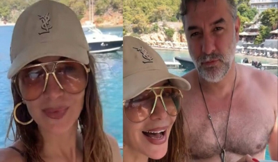 Στη Μύκονο Βανδή – Μπισμπίκης: Το απολαυστικό βίντεο από τις καλοκαιρινές στιγμές τους στο σκάφος