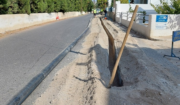 Υπογραφή Σύμβασης για την υλοποίηση νέου έργου με αντικείμενο: Αντικατάσταση δικτύου ύδρευσης στην περιοχή ΛΙΑΡΟΚΟΠΙ Παροικίας»