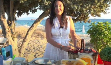 Ομελέτα με Πατάτα Νάξου Π.Γ.Ε. και Γραβιέρα Νάξου Π.Ο.Π. από την Άννα-Μαρία Μπαρού!
