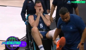 Τραυματίστηκε σοβαρά ο Παπαγιάννης στο παιχνίδι της Εφές με τον Παναθηναϊκό και αποχώρησε κλαίγοντας πάνω σε φορείο - Βίντεο