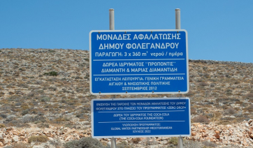 Νέο πρόγραμμα προστασίας υδατικών πόρων για τη Φολέγανδρο με στόχο να καταστεί το πρώτο νησί μηδενικών απωλειών νερού στην Ελλάδα – γιατί κάθε σταγόνα νερού μετράει!