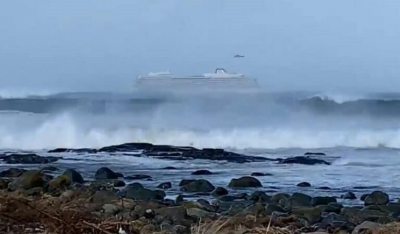 Βίντεο από το κρουαζιερόπλοιο με τους 1300 επιβάτες