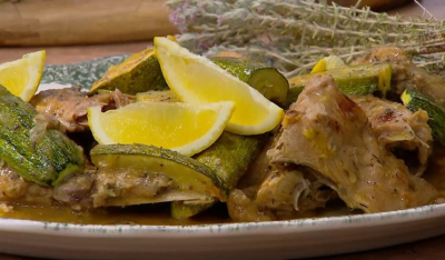 Κουνέλι με ελαιόλαδο και θυμάρι Κρήτης (βίντεο)