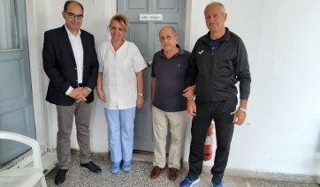 Συναντήσεις εργασίας του Αντιπεριφερειάρχη Υγείας Κώστα Μπιζά, στη Σύρο