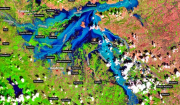 Θεσσαλία: Δορυφόρος απεικονίζει τις πρωτοφανείς πλημμύρες - Έχουν «πνιγεί» Τρίκαλα και Καρδίτσα