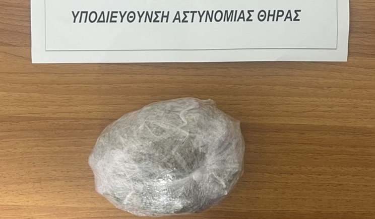 Συνελήφθη 34χρονος ημεδαπός για κατοχή ναρκωτικών ουσιών στη Θήρα