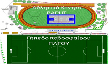 Προκηρύσσονται άμεσα από την Περιφέρεια οι διαγωνισμοί για την  επισκευή των αθλητικών εγκαταστάσεων στον Πάγο και στη Βάρη Σύρου