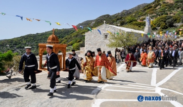 Μεγαλοπρέπεια στη γιορτή της Παναγίας Αργοκοιλιώτισσας στη Νάξο