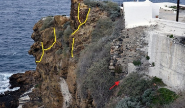 Τρύπες στο έδαφος και ρωγμές στη Νίσυρο