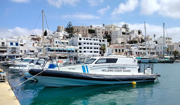 Ακυβερνησία Θ/Γ σκάφους στην Νάξο