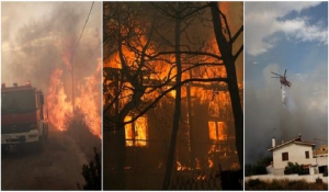 Ανεξέλεγκτες οι φωτιές σε Κινέτα-Πεντέλη