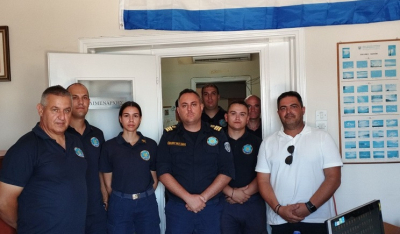 Επίσκεψη ΕΛΝΑ στο Λιμεναρχείο Μήλου