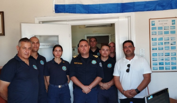 Επίσκεψη ΕΛΝΑ στο Λιμεναρχείο Μήλου