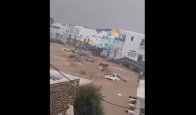 Απίστευτες εικόνες από την Νάουσα της Πάρου (βίντεο)