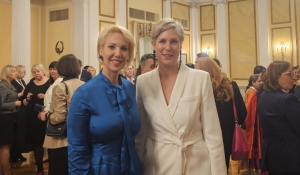 Η Κατερίνα Μονογυιού στο Προεδρικό Μέγαρο ανάμεσα σε δεκάδες γυναίκες πολιτικούς από όλο τον κόσμο για το Women Political Leaders Summit