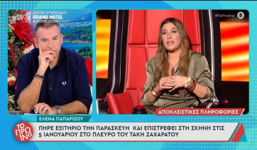 Η Έλενα Παπαρίζου πήρε εξιτήριο από το νοσοκομείο (Βίντεο)