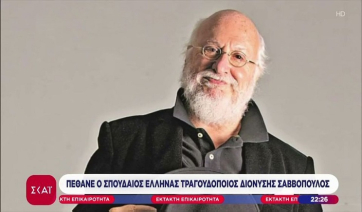Πέθανε ο Διονύσης Σαββόπουλος σε ηλικία 81 ετών (Βίντεο)