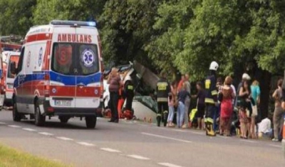 Τρεις νεκροί και 18 τραυματίες σε τροχαίο με ουκρανικό τουριστικό λεωφορείο στην Πολωνια