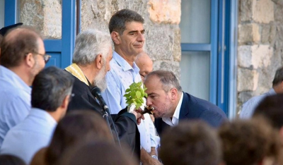 Στη Νάξο για το πρώτο κουδούνι της χρονιάς ο Φίλιππος Φόρτωμας