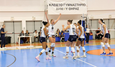 Volley League Γυναικών: Άνετη η πρώτη νίκη του Α.Ο. Θήρας στο πρωτάθλημα, με 3-0 επί του Άρη
