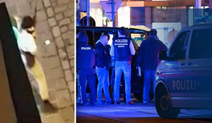 Επίθεση στη Βιέννη: Δείτε το δράστη ζωσμένο με εκρηκτικά πριν χτυπήσει τη συναγωγή