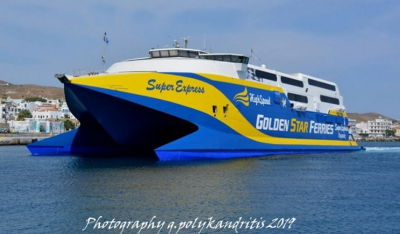 Έναρξη δρομολογίων του νέου ταχύπλοου της Golden Star Ferries "Superexpress"