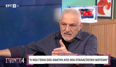 Νίκος Πορτοκάλογλου: Μέσα από την τραπ νομιμοποιούνται πράγματα που είναι απαράδεκτα (Βίντεο)